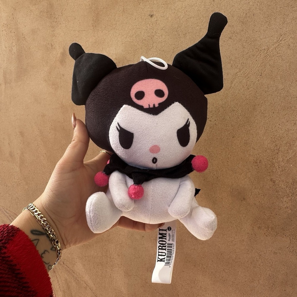 New Sanrio Kuromi 8" Plush Stuffed Animal. So Soft! - Picture 2 of 5